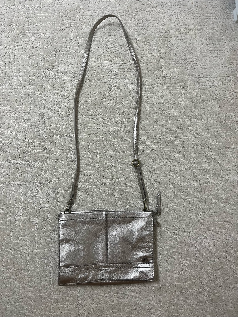 The Sak Metallic leather Crossbody Bag